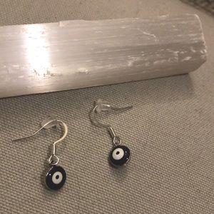Evil eye earrings